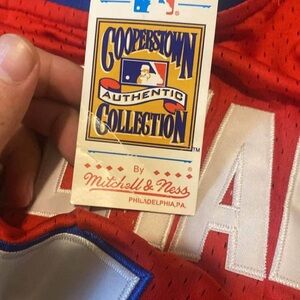 Mitchell & Ness Red Jersey